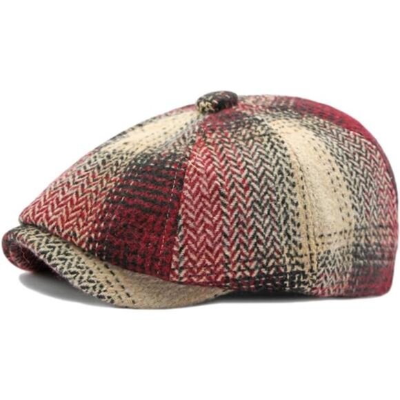 Men's Classic Newsboy Flat Cap Gatsby Ivy Cabbie Hat